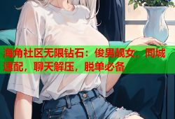 海角社区无限钻石：俊男靓女，同城速配，聊天解压，脱单必备