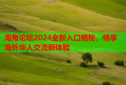 海角论坛2024全新入口揭秘，畅享海外华人交流新体验