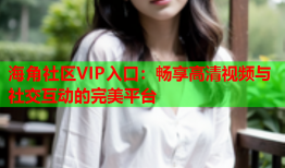 海角社区VIP入口：畅享高清视频与社交互动的完美平台